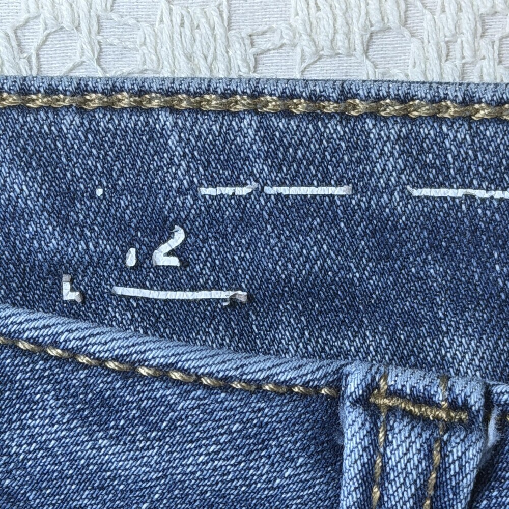 SONOMA Goods For Life Jeans Womens 12 Blue High Rise Skinny Button Fly Stretch - Picture 8 of 13